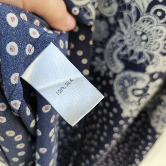 SALONI 100% Silk Mini Dress - Picture 6 of 6